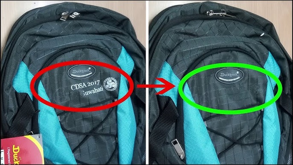How to Remove Logo from Backpack