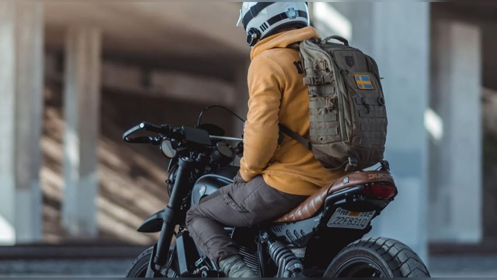 Why Do Backpackers Get Burned on Motorcycle